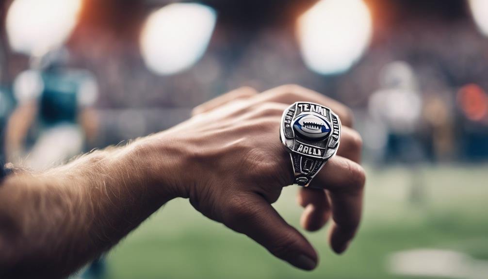 affordable football rings collection