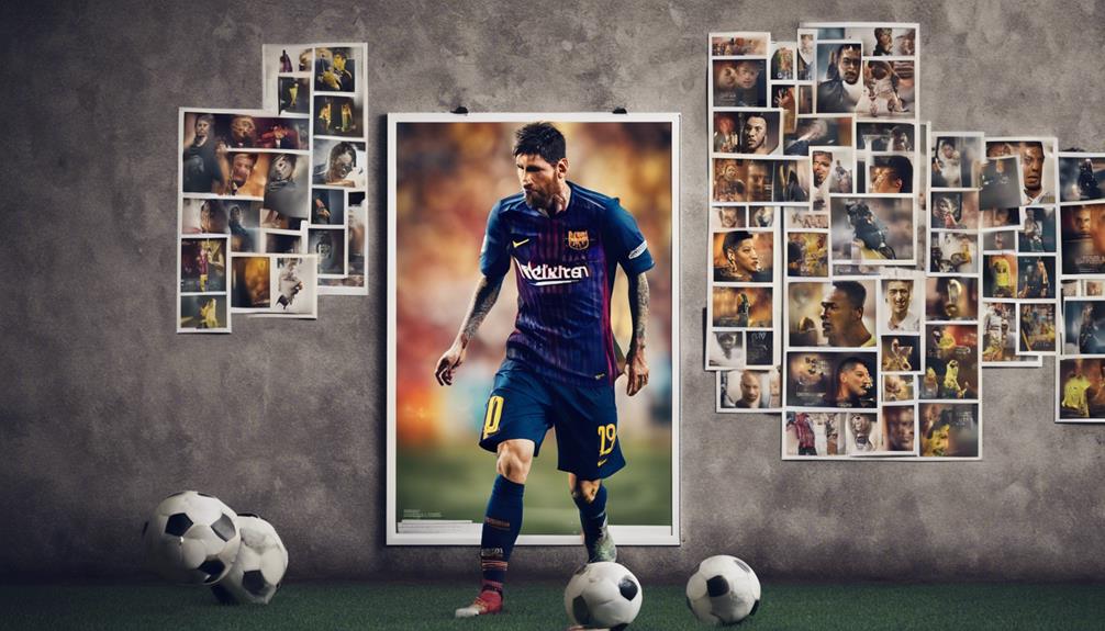 choosing a soccer players poster