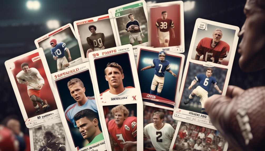 choosing football trading cards
