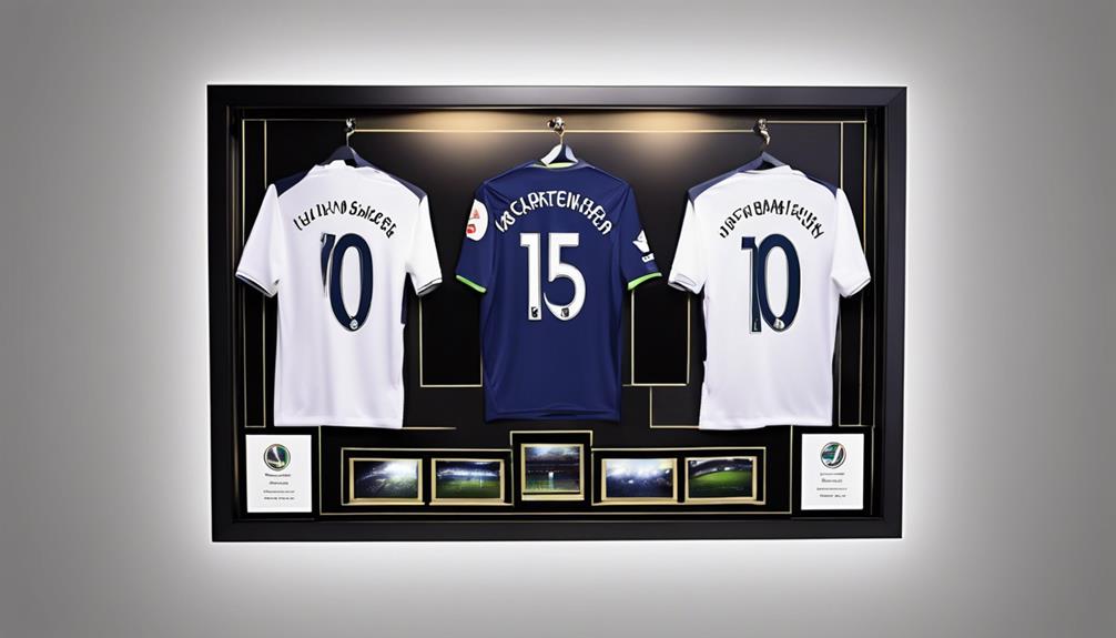 choosing soccer jersey display