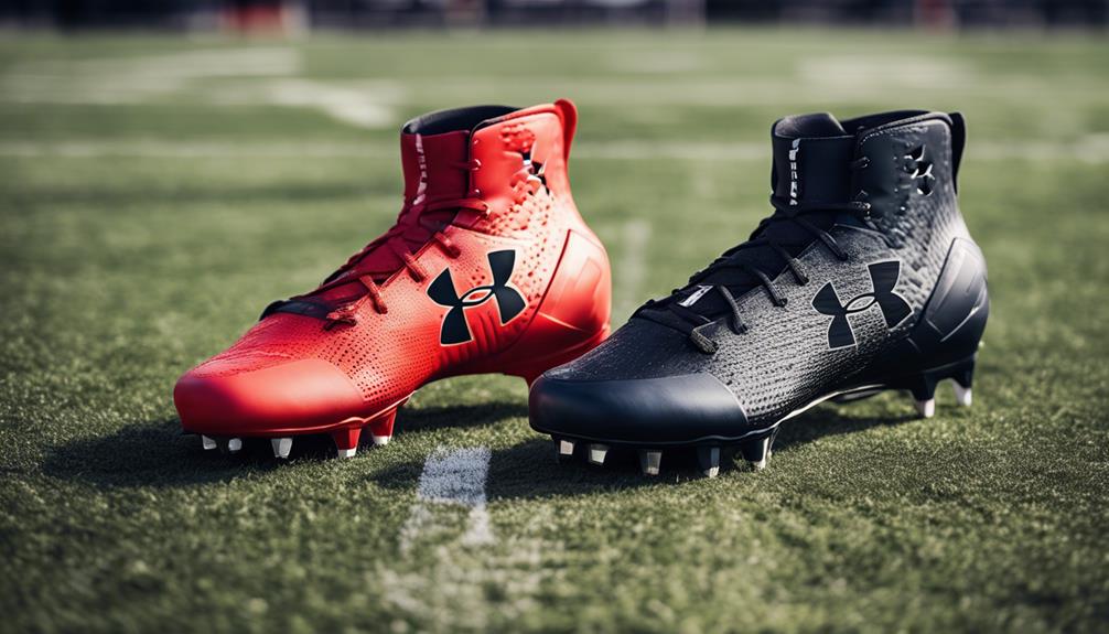 selecting under armour cleats