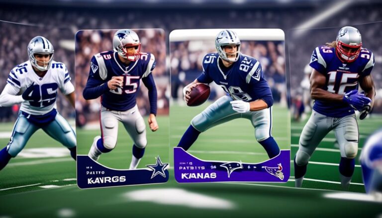 Top 3 Quality Team Football Cards Featuring Cowboys, Kansas, Vikings, and Patriots