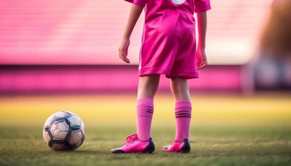 youth pink soccer cleats